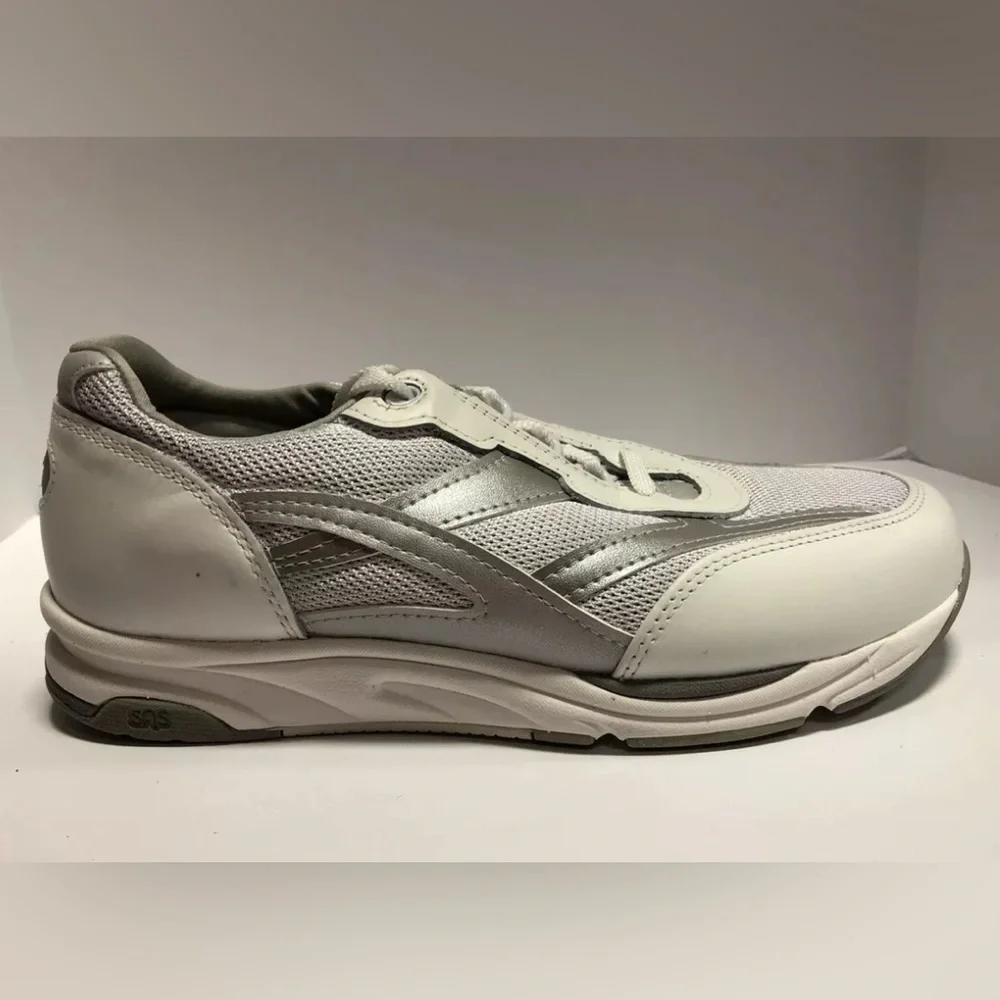SAS Women's Tour Mesh Walking Shoes Silver, Size 9 W3
